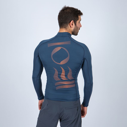 Fourth Element Hydroskin Men's Rashguard LS Top - Insignia Blue